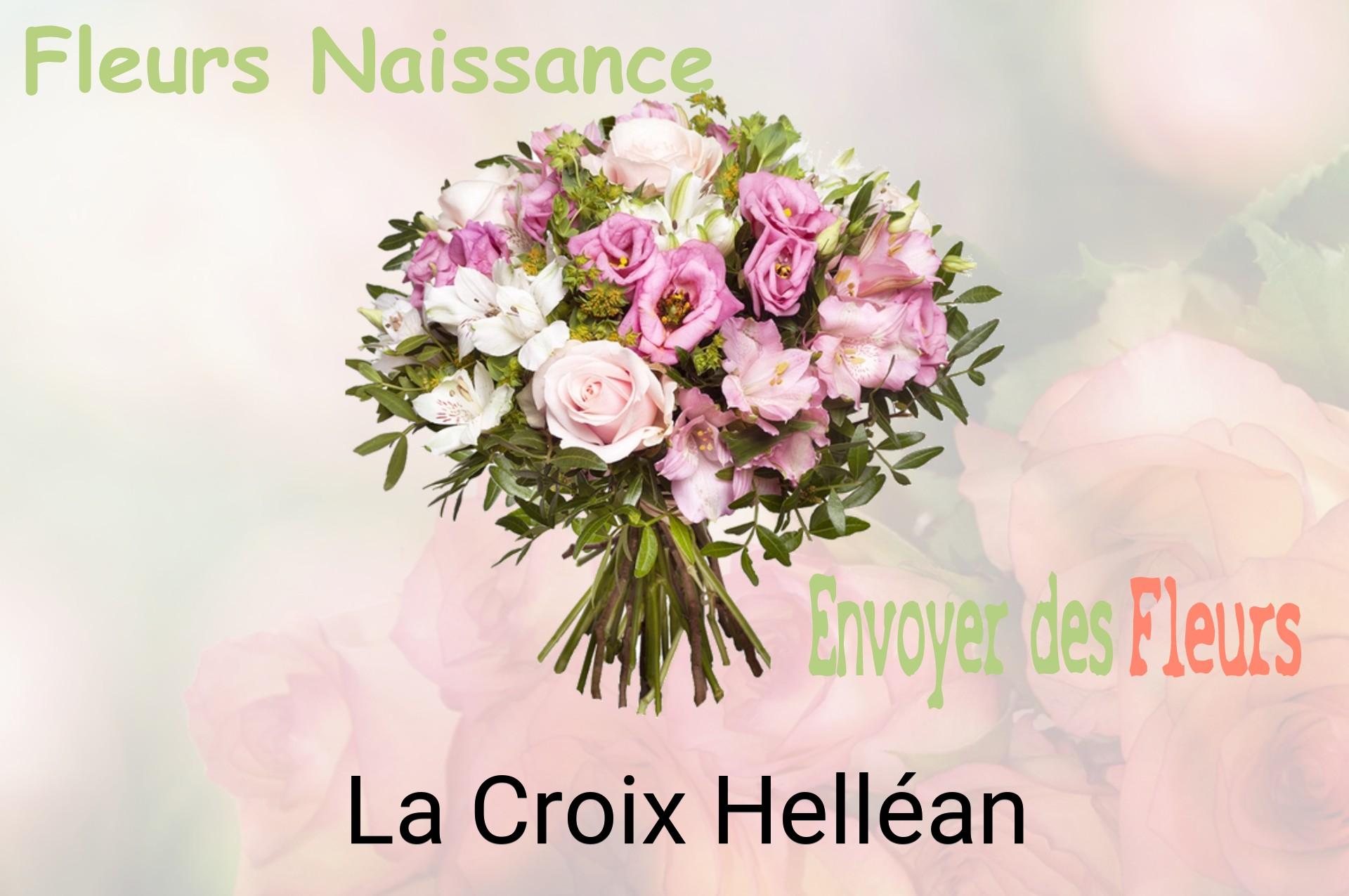 Bouquet de fleurs de naissance livré à La Croix-Helléan